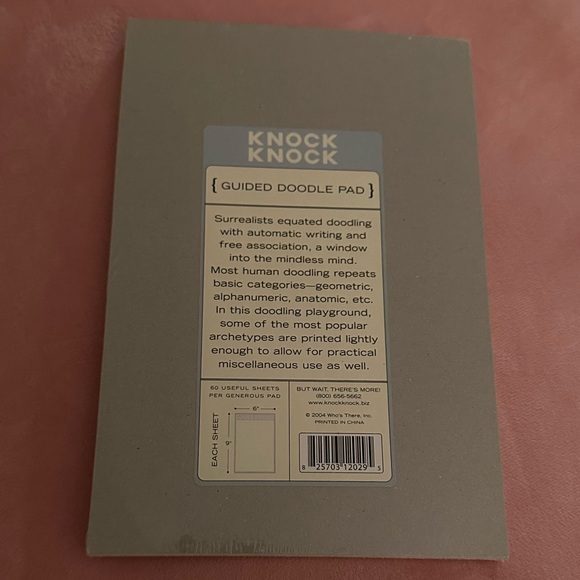 NEW/UNOPENED KNOCK KNOCK GUIDED DOODLE PAD - Picture 2 of 3